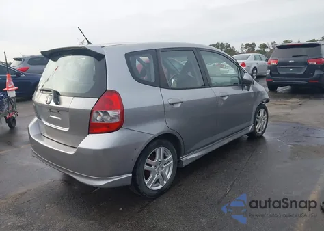 2007 Honda Fit Sport из США, поврежденный, VIN JHMGD386X7S031976